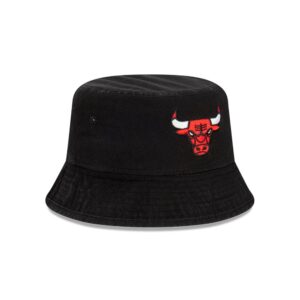 Panama New Era Chicago Bulls Washed NBA Bucket Hat Black 697885