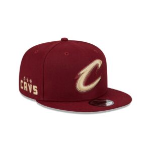 New Era Cleveland Cavaliers 9FIFTY Alternate 2024 City Edition NBA Snapback Hat Red 697949