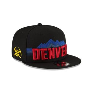 New Era Denver Nuggets 9FIFTY 2024 City Edition NBA Snapback Hat Blue 697981