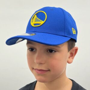 New Era Golden State Warriors 940 Kids Blue NBA Adjustable Hat Blue 699488