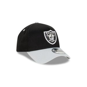 New Era Las Vegas Raiders Two Tone 9-FORTY A-Frame NFL Snapback Hat Black 699288