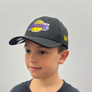 New Era Los Angeles Lakers 940 Kids NBA Adjustable Hat Black 699500