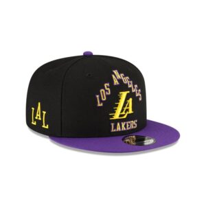 New Era Los Angeles Lakers 9FIFTY 2024 City Edition NBA Snapback Hat Black 698334