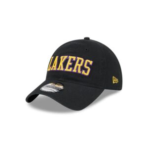 New Era Los Angeles Lakers 9TWENTY 2024 City Edition NBA Strapback Hat Black 698223