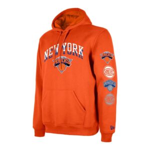 New Era New York Knicks 2024 City Edition NBA Hoodie Orange 699971