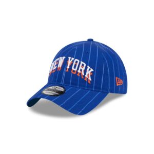 New Era New York Knicks 9TWENTY 2024 City Edition NBA Strapback Hat Blue 699026