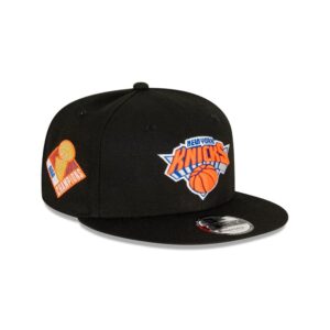 New Era New York Knicks Champs 9FIFTY NBA Snapback Hat Black 698994