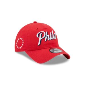 New Era Philadelphia 76ers 9TWENTY 2024 Statement Edition NBA Strapback Hat Grey 698927