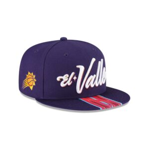 New Era Phoenix Suns 9FIFTY 2024 City Edition NBA Snapback Hat Violet 698839