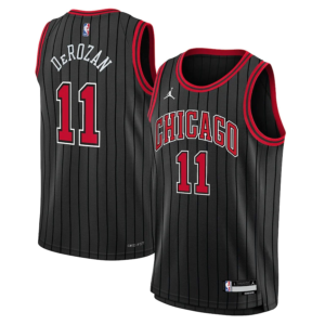 Basketball Jersey 2023-24 Chicago Bulls DeMar DeRozan #11 Youth Swingman Statement Edition Black Jersey Black 701292