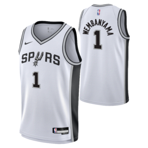 Basketball Jersey 2023-24 San Antonio Spurs Victor Wembanyama #1 Youth Swingman Association Edition White Jersey White 702237