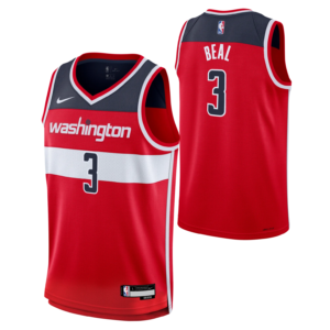 Basketball Jersey 2023-24 Washington Wizards Bradley Beal #3 Youth Swingman Icon Edition Red Jersey Red 701315