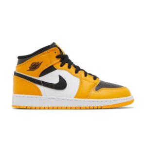 Air Jordan 1 Mid GS Reverse Yellow Toe 554725 701