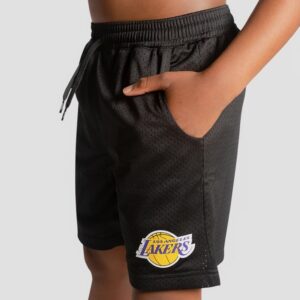 Los Angeles Lakers Team Mesh Youth NBA Shorts Black 708281