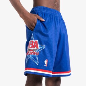 Mitchell & Ness 1993 All Star Game Hardwood Classics Throwback Swingman NBA Shorts White 710499