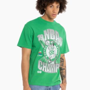 Mitchell & Ness Boston Celtics Vintage Bust Out T-Shirt Green 703749