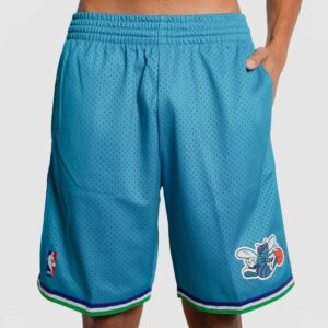 Mitchell & Ness Charlotte Hornets 1999-00 Hardwood Classics Throwback Swingman NBA Shorts White 710289