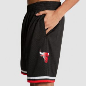 Mitchell & Ness Chicago Bulls 1997-98 Hardwood Classics Throwback Swingman NBA Black Shorts Black 709464