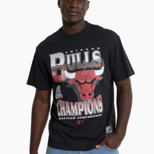 Mitchell & Ness Chicago Bulls Metallic Vintage T-Shirt Violet 704832