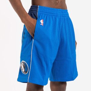 Mitchell & Ness Dallas Mavericks 2010-11 Hardwood Classics Throwback Swingman NBA Shorts Blue 709520