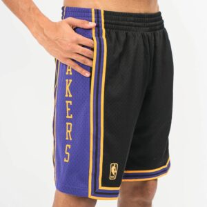 Mitchell & Ness Los Angeles Lakers 1996-97 Hardwood Classics Throwback Reload Swingman NBA Shorts Black 711051