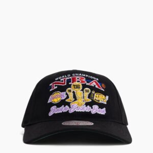 Mitchell & Ness Los Angeles Lakers 2002 NBA Finals History Deadstock NBA Snapback Hat Silver 704922