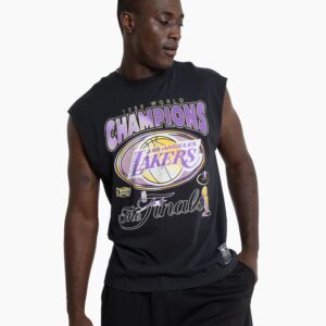 Mitchell & Ness Los Angeles Lakers Vintage 1988 World Champs NBA Muscle Tank Black 703718