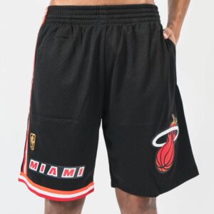 Mitchell & Ness Miami Heat 1996-97 Hardwood Classics Throwback Swingman NBA Shorts Yellow 710262