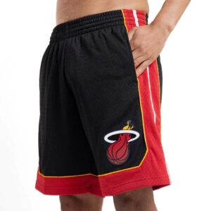 Mitchell & Ness Miami Heat 2012-13 Hardwood Classics Throwback Swingman NBA Shorts Yellow 709547