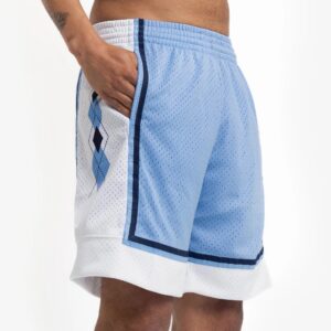 Mitchell & Ness North Carolina Tar Heels 1992-93 Hardwood Classics Throwback Swingman NCAA Shorts Blue 709344