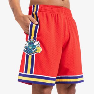 Mitchell & Ness Oklahoma City Hornets Valentines Day Swingman NBA Shorts Red 709506