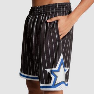 Mitchell & Ness Orlando Magic 1994-95 Hardwood Classics Throwback Swingman NBA Shorts Black 709289