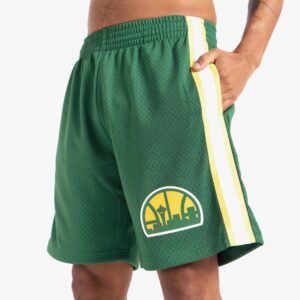 Mitchell & Ness Seattle Supersonics 1994-95 Hardwood Classics Throwback Swingman NBA Shorts Green 709328