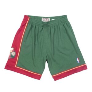 Mitchell & Ness Seattle Supersonics 1995-96 Hardwood Classics Throwback Swingman NBA Shorts Brown 710277