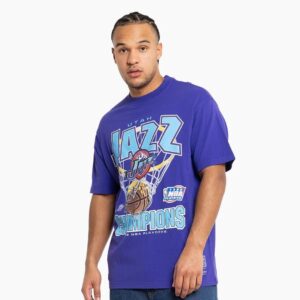 Mitchell & Ness Utah Jazz Nothin' But Net Vintage T-Shirt Black 705985