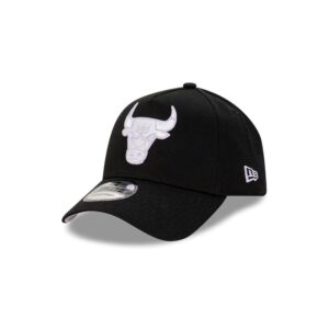 New Era Chicago Bulls Lilac 9FORTY A-Frame NBA Snapback Hat Black 705407