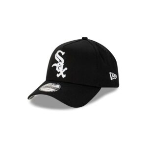 New Era Chicago White Sox 9FORTY A-Frame Oversize XL Logo MLB Snapback Hat White 705391