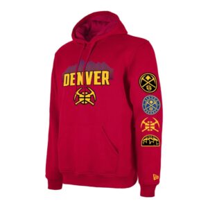 New Era Denver Nuggets 2024 City Edition NBA Hoodie Red 701041