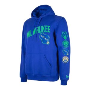 New Era Milwaukee Bucks 2024 City Edition NBA Hoodie Blue 701159