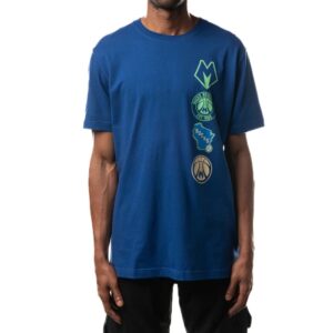 New Era Milwaukee Bucks 2024 City Edition NBA T-Shirt Blue 706543