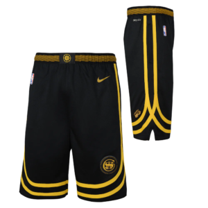 Nike Golden State Warriors 2024 City Edition Swingman Youth NBA Shorts Black 708463