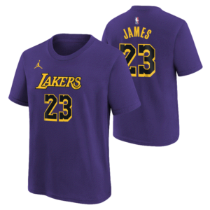 Nike Lebron James LA Lakers 2024 Youth Statement Edition NBA T-Shirt Violet 703872