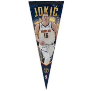 Nikola Jokic Denver Nuggets NBA Premium Pennant Black 708947