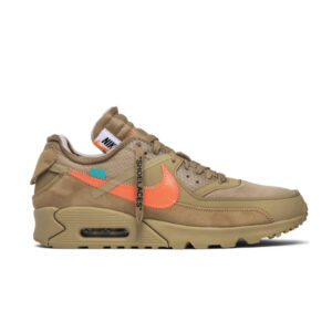 Off-White x Nike Air Max 90 Desert Ore Sneakers White AA7293 200