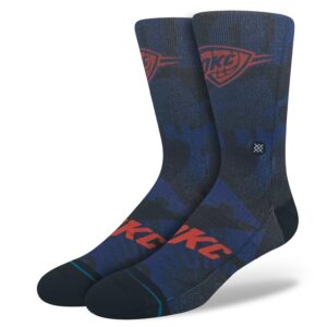 Oklahoma City Thunder 2024 City Edition NBA Socks Red 706992