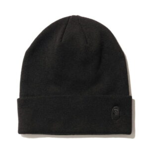 BAPE Ape Head One Point Knit Cap Black/Black Black/Black 716955