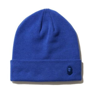 BAPE Ape Head One Point Knit Cap Blue/Blue Blue/Blue 716953