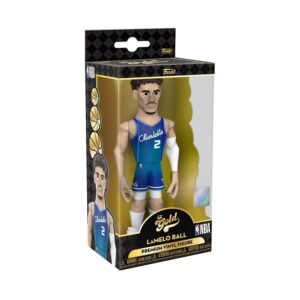 Funko LaMelo Ball Charlotte Hornets City Edition NBA Premium Vinyl Gold Figure Collectible Figure Black 716453