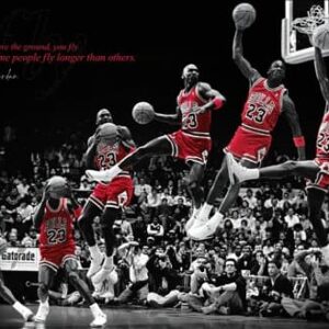 Michael Jordan Fly NBA Wall Poster 711935