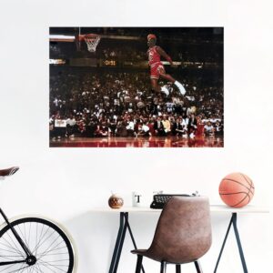 Michael Jordan Slam Dunk Contest NBA Wall Poster 712462